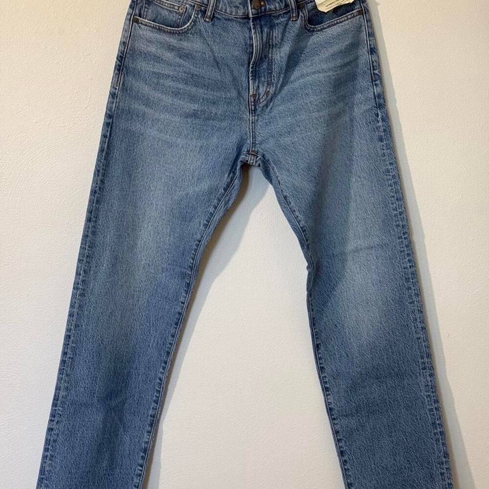 NWT Madewell The 1991 Straight-Leg Jeans Men’s 32x32 Mainshore Wash MSRP $148